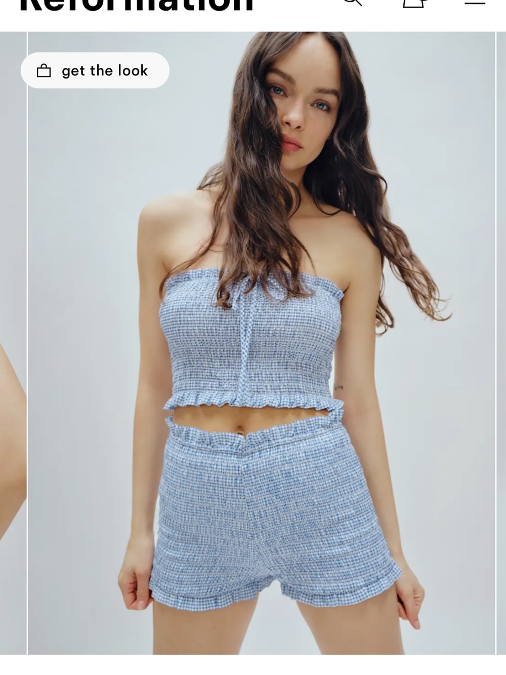 Reformation Nesta Shorts NWT